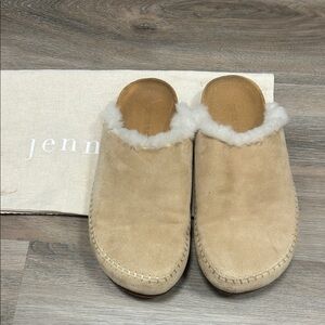 Cozy Shearling-Lined Suede Slippers